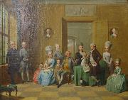 johann tischbein The Souchay Family oil painting artist